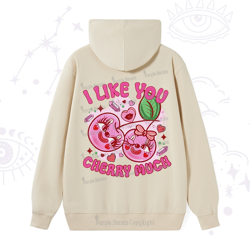 Purplehecate I Like You Cherry Much Hoodie