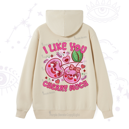 Purplehecate I Like You Cherry Much Hoodie