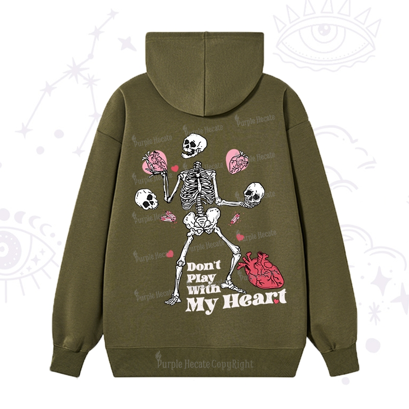 Purplehecate Don't Play With My Heart Hoodie