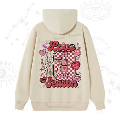 Purplehecate Love On Or Off Hoodie