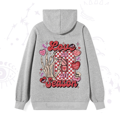 Purplehecate Love On Or Off Hoodie