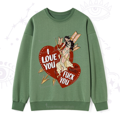 Purplehecate Love But Not Really Sweatshirt