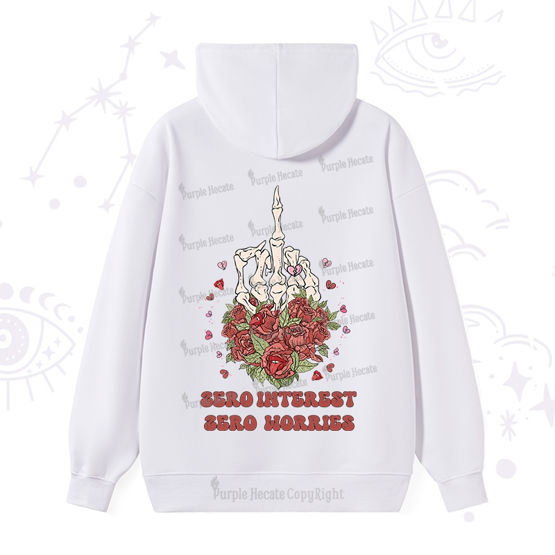Purplehecate Zero Interest Zero Worries Hoodie