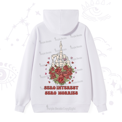 Purplehecate Zero Interest Zero Worries Hoodie