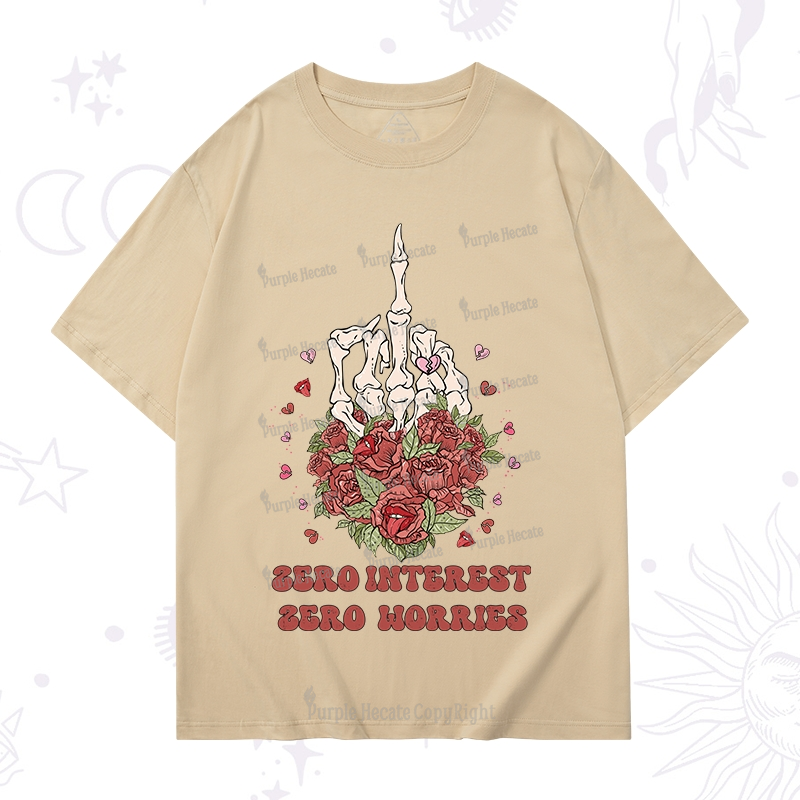 Purplehecate Zero Interest Zero Worries T-Shirt
