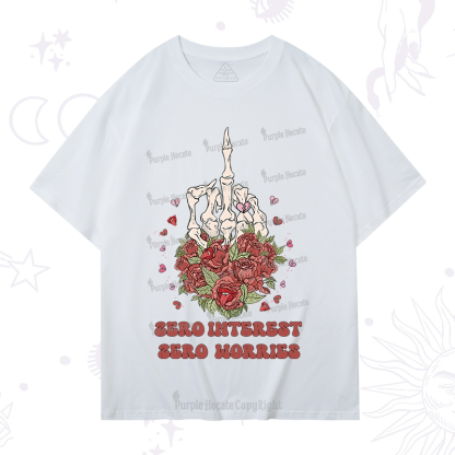 Purplehecate Zero Interest Zero Worries T-Shirt