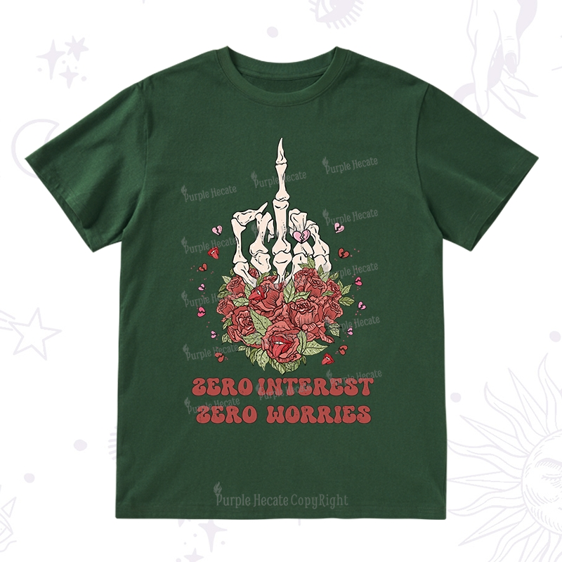 Purplehecate Zero Interest Zero Worries T-Shirt