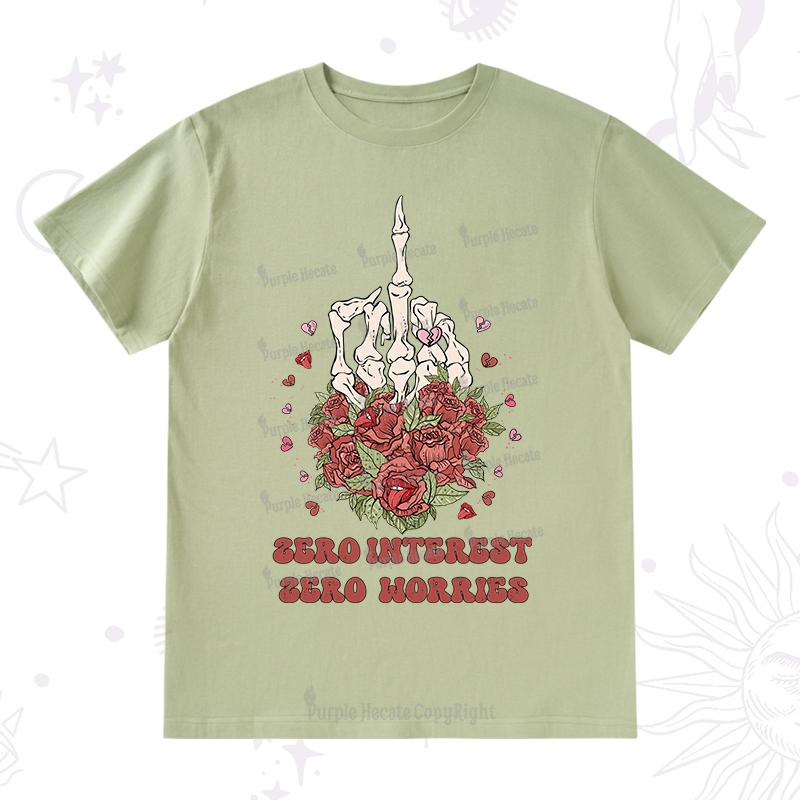 Purplehecate Zero Interest Zero Worries T-Shirt