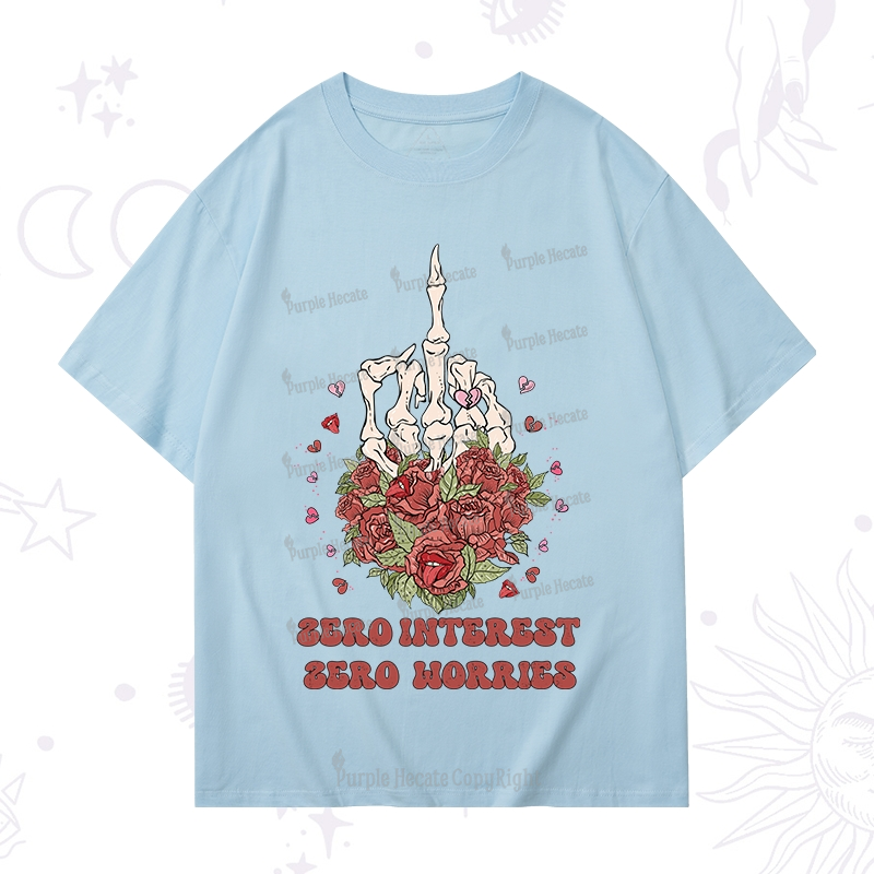 Purplehecate Zero Interest Zero Worries T-Shirt