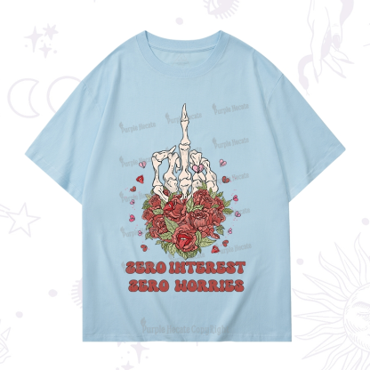 Purplehecate Zero Interest Zero Worries T-Shirt