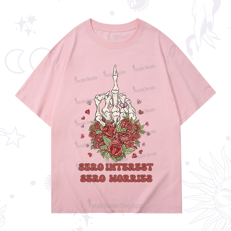 Purplehecate Zero Interest Zero Worries T-Shirt