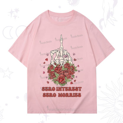 Purplehecate Zero Interest Zero Worries T-Shirt