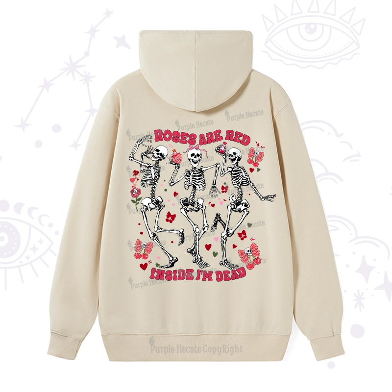 Purplehecate Roses Are Red Valentine Hoodie