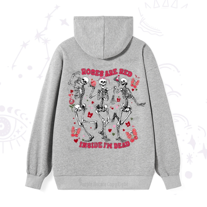 Purplehecate Roses Are Red Valentine Hoodie