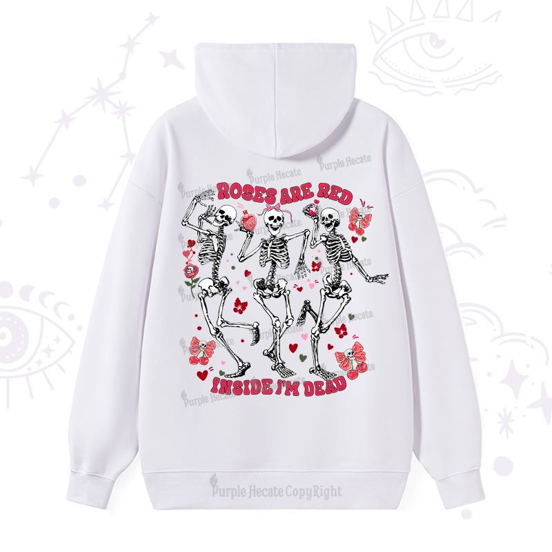 Purplehecate Roses Are Red Valentine Hoodie