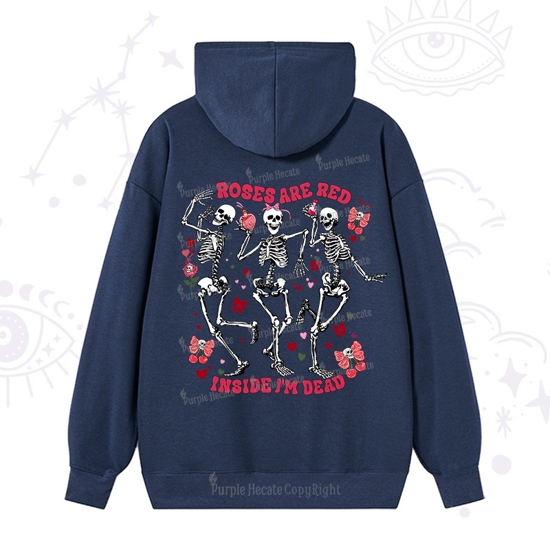 Purplehecate Roses Are Red Valentine Hoodie