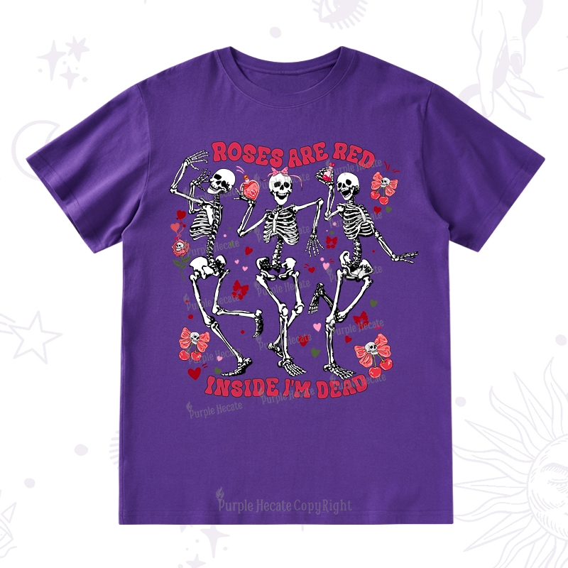 Purplehecate Roses Are Red Valentine T-Shirt