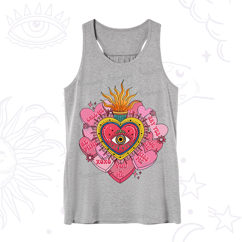 Purplehecate The Eye of the Heart Valentine Tank