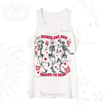 Purplehecate Roses Are Red Valentine Tank