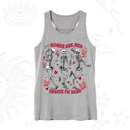 Purplehecate Roses Are Red Valentine Tank