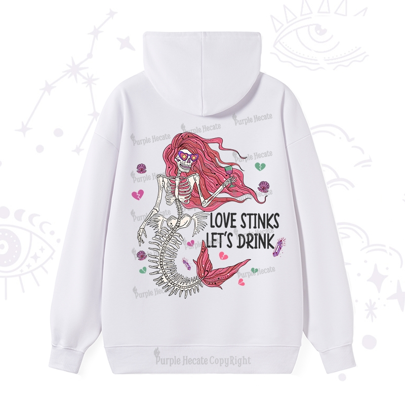 Purplehecate Love Stinks Let's Drink Valentine Hoodie