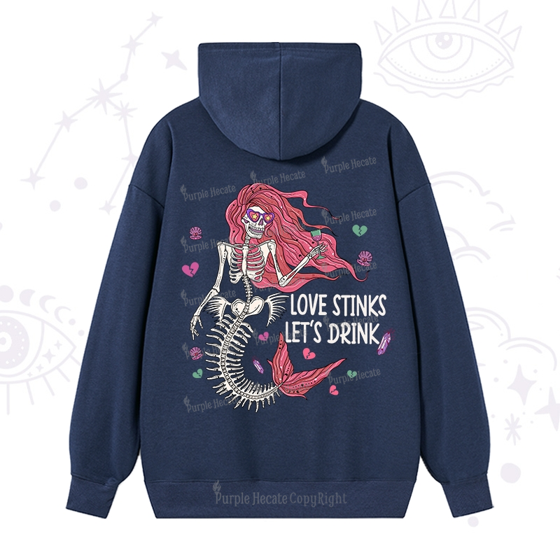 Purplehecate Love Stinks Let's Drink Valentine Hoodie