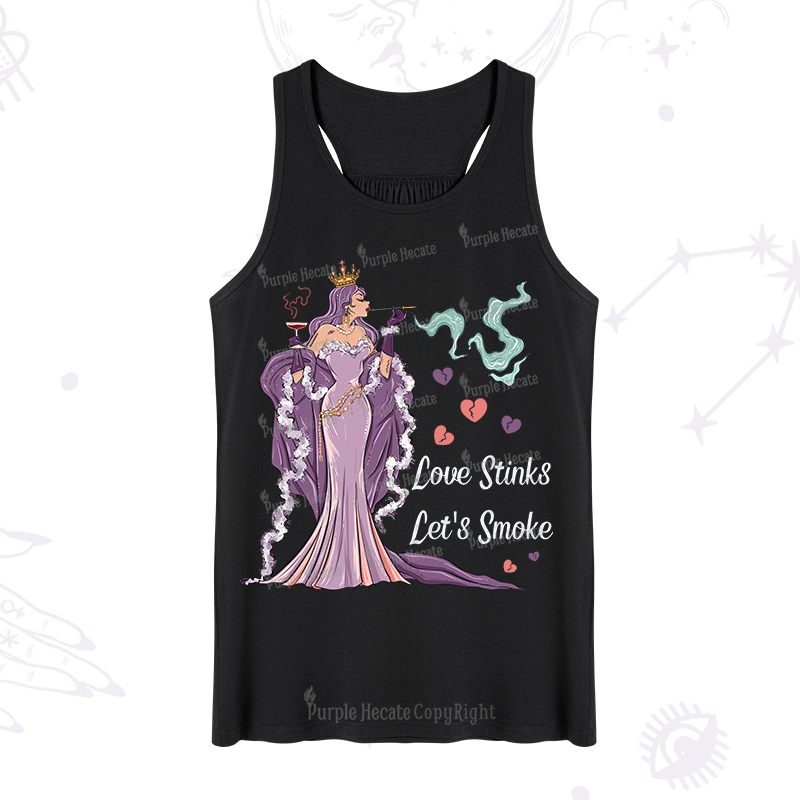Purplehecate Love Stinks Let's Smoke Valentine Tank
