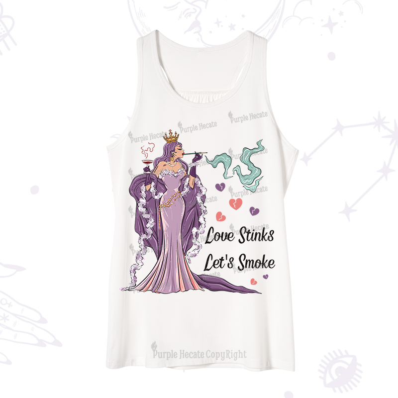 Purplehecate Love Stinks Let's Smoke Valentine Tank