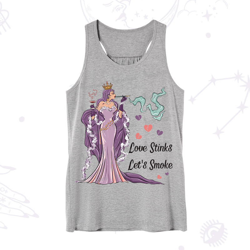 Purplehecate Love Stinks Let's Smoke Valentine Tank