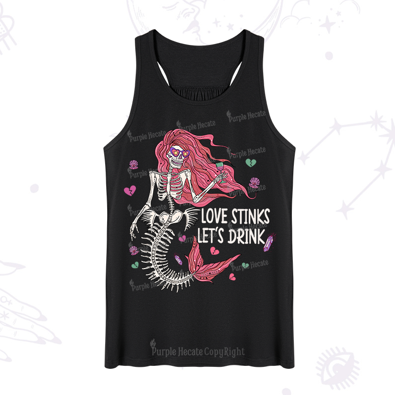 Purplehecate Love Stinks Let's Drink Valentine Tank