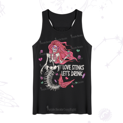 Purplehecate Love Stinks Let's Drink Valentine Tank