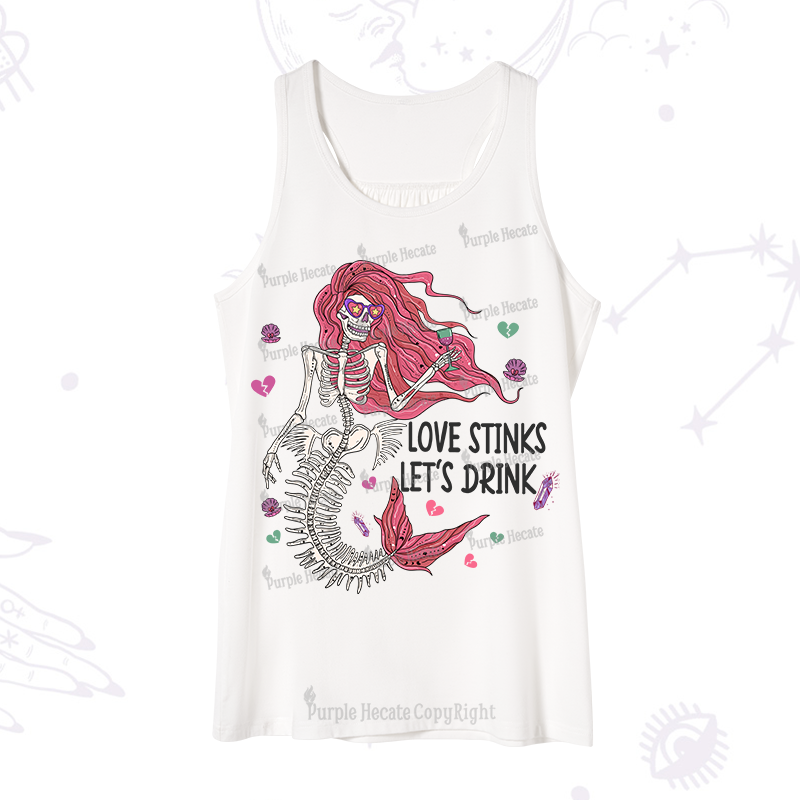Purplehecate Love Stinks Let's Drink Valentine Tank