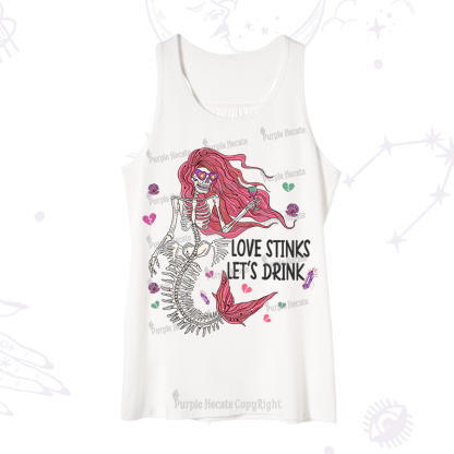 Purplehecate Love Stinks Let's Drink Valentine Tank