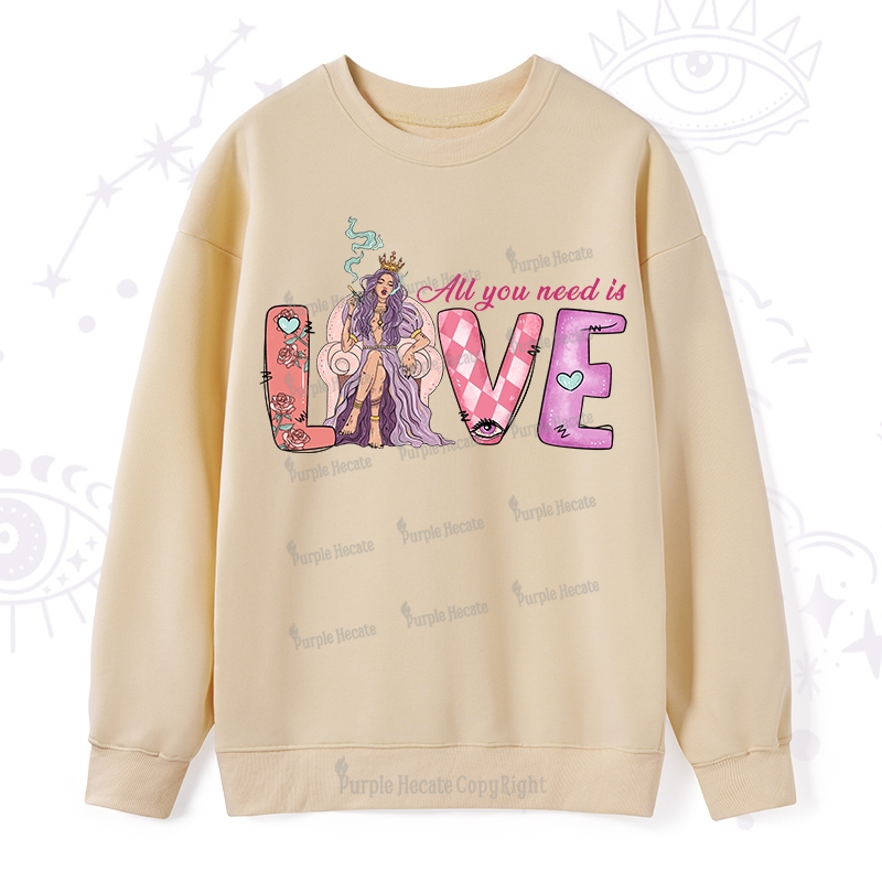Purplehecate All You Need Is Self Valentine Sweatshirt