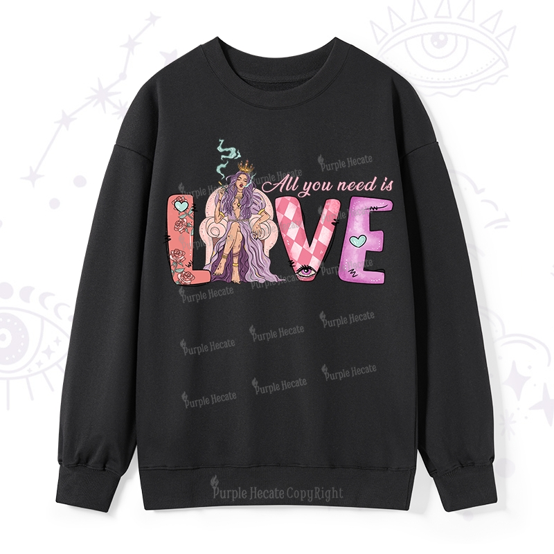 Purplehecate All You Need Is Self Valentine Sweatshirt