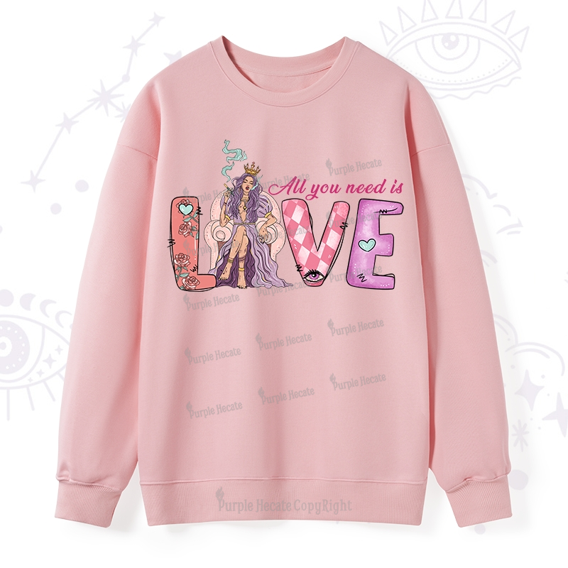Purplehecate All You Need Is Self Valentine Sweatshirt