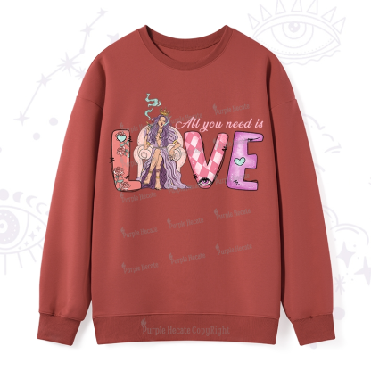 Purplehecate All You Need Is Self Valentine Sweatshirt