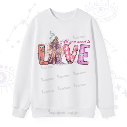 Purplehecate All You Need Is Self Valentine Sweatshirt