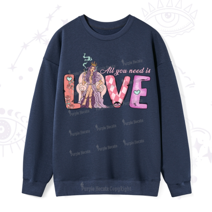 Purplehecate All You Need Is Self Valentine Sweatshirt