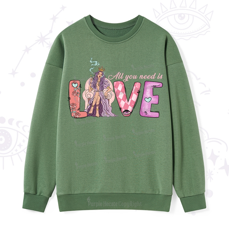 Purplehecate All You Need Is Self Valentine Sweatshirt