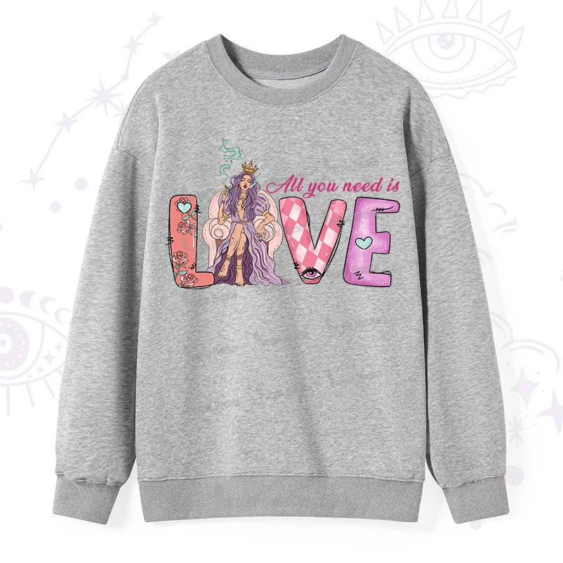 Purplehecate All You Need Is Self Valentine Sweatshirt