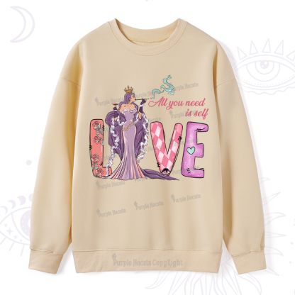 Purplehecate All You Need Is Self Valentine Sweatshirt