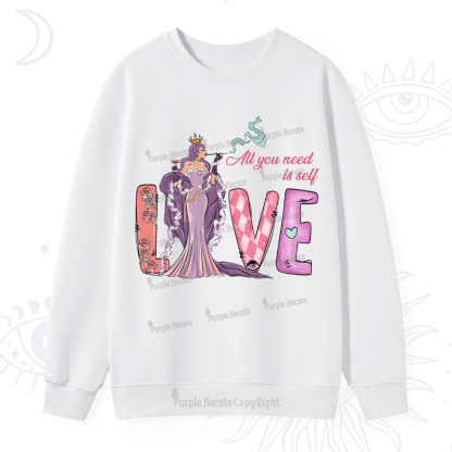 Purplehecate All You Need Is Self Valentine Sweatshirt
