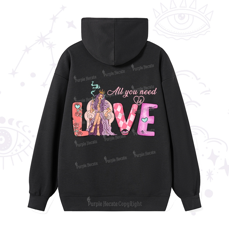 Purplehecate All You Need Is Valentine Hoodie