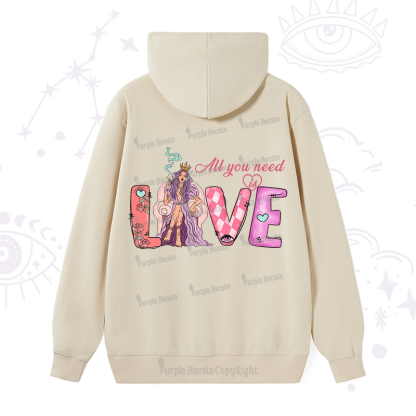 Purplehecate All You Need Is Valentine Hoodie