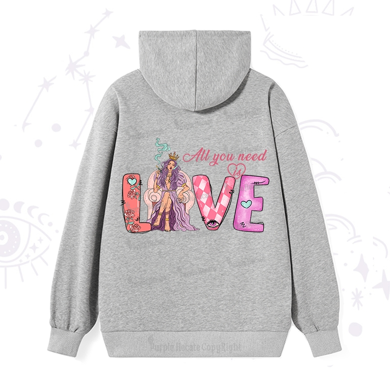 Purplehecate All You Need Is Valentine Hoodie