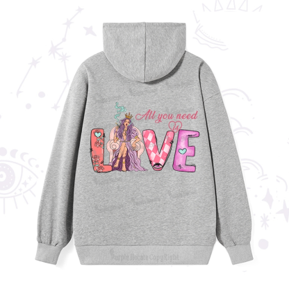 Purplehecate All You Need Is Valentine Hoodie