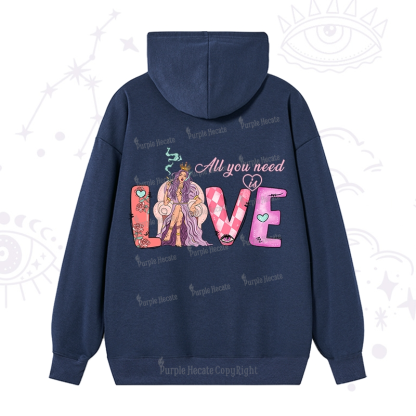 Purplehecate All You Need Is Valentine Hoodie