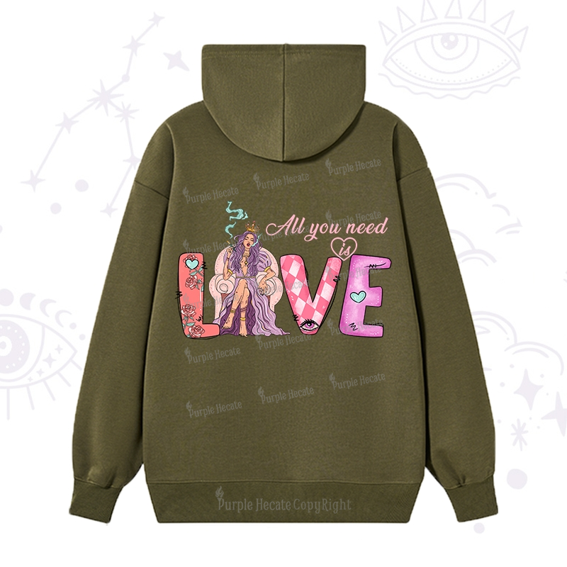 Purplehecate All You Need Is Valentine Hoodie
