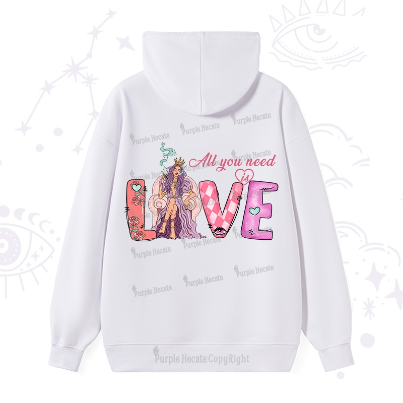 Purplehecate All You Need Is Valentine Hoodie